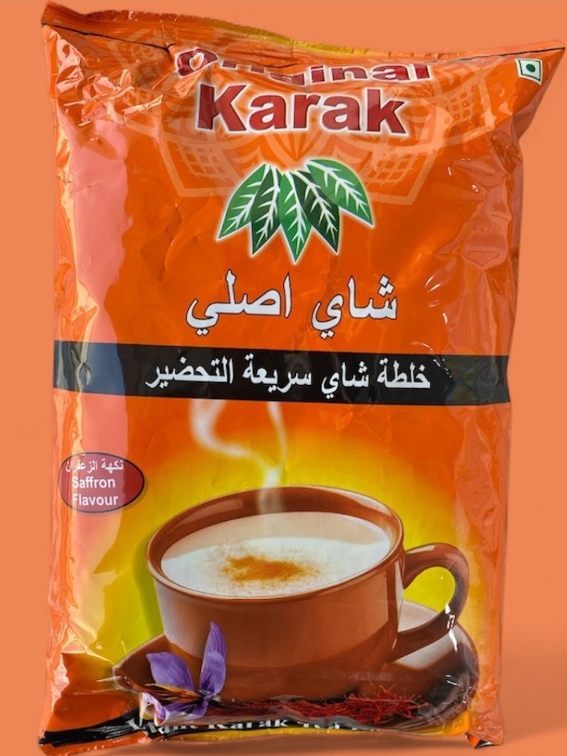 چای کرک اصلی هندی طعم زعفران وزن ۱ کیلوگرم