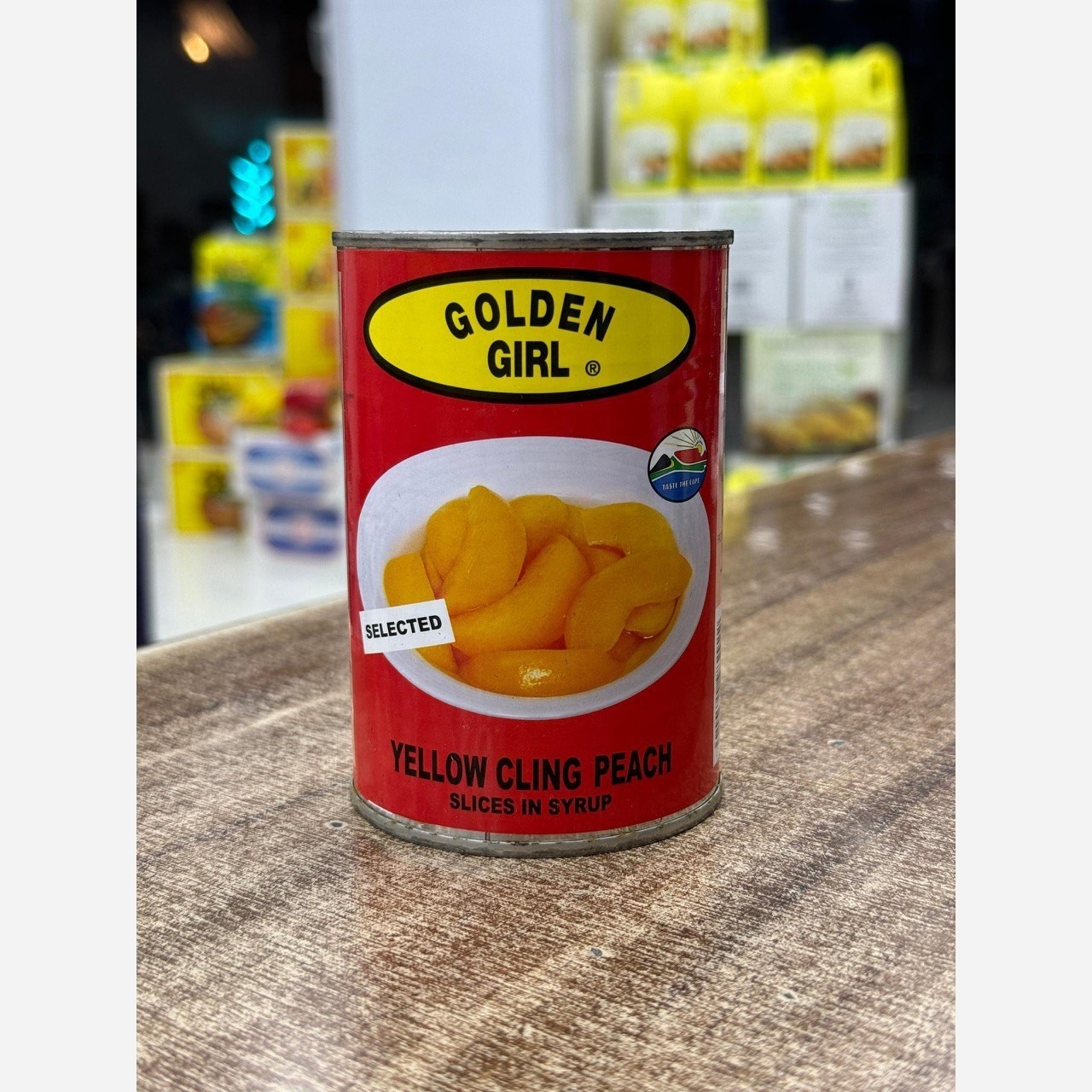 کمپوت هلو گلدن گرل وزن ۴۲۰ گرم
