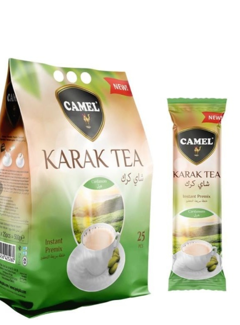 چای کرک کمل با طعم هل بسته 25 عددی